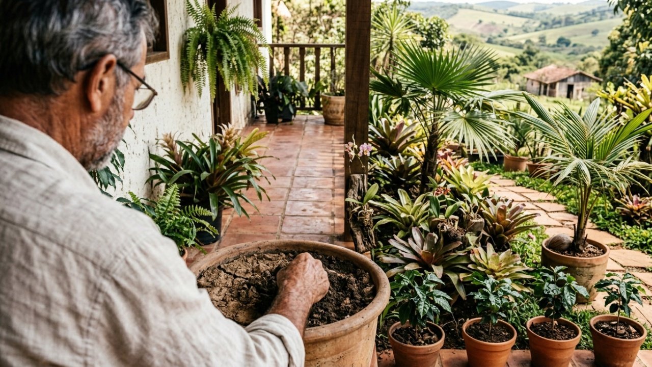Agricultores experientes alertam, regar plantas ao meio-dia