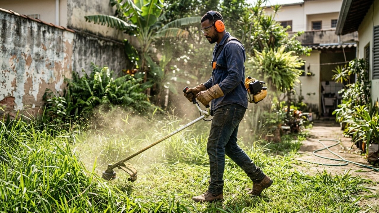 Cortar grama sem proteção pode trazer riscos que muita gente subestima