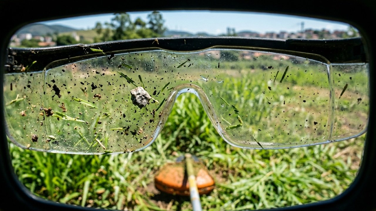 Cortar grama sem proteção pode trazer riscos que muita gente subestima