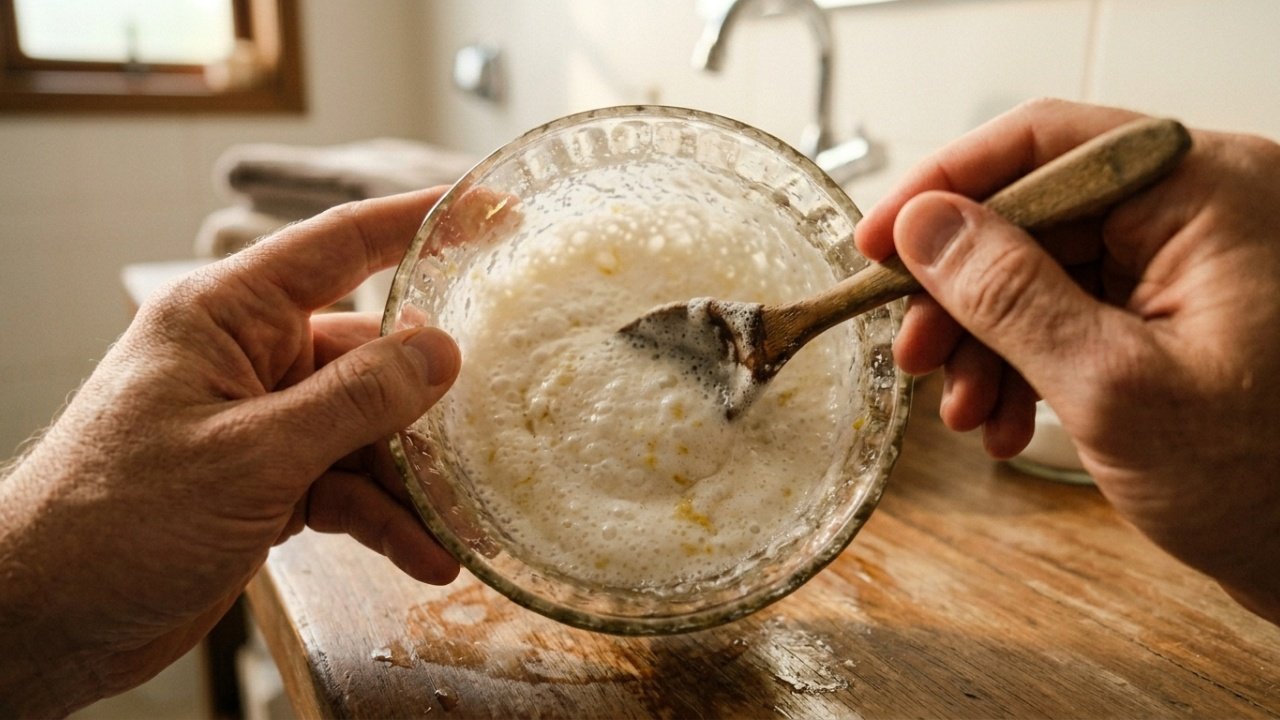 Misturar bicarbonato com limão no banheiro