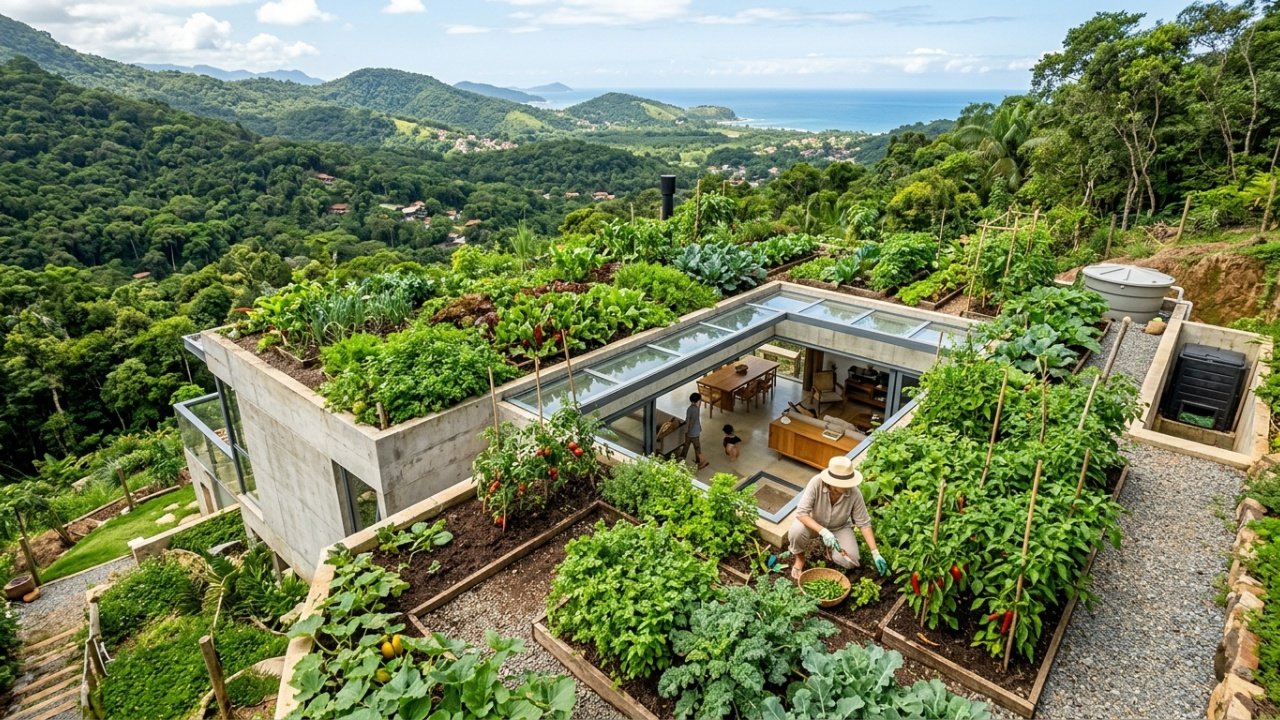 Casas parcialmente enterradas e conforto térmico