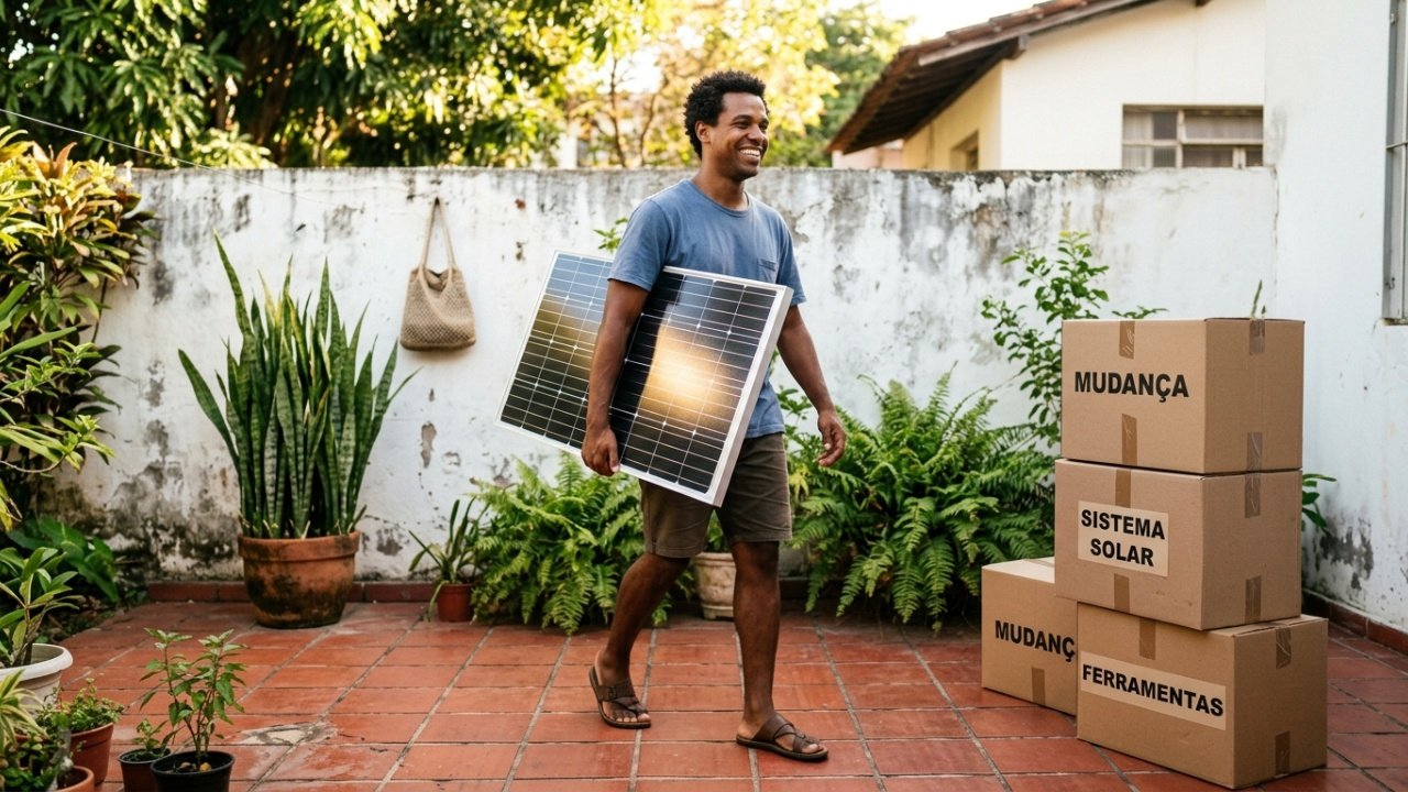 O sistema de energia que você instala sozinho