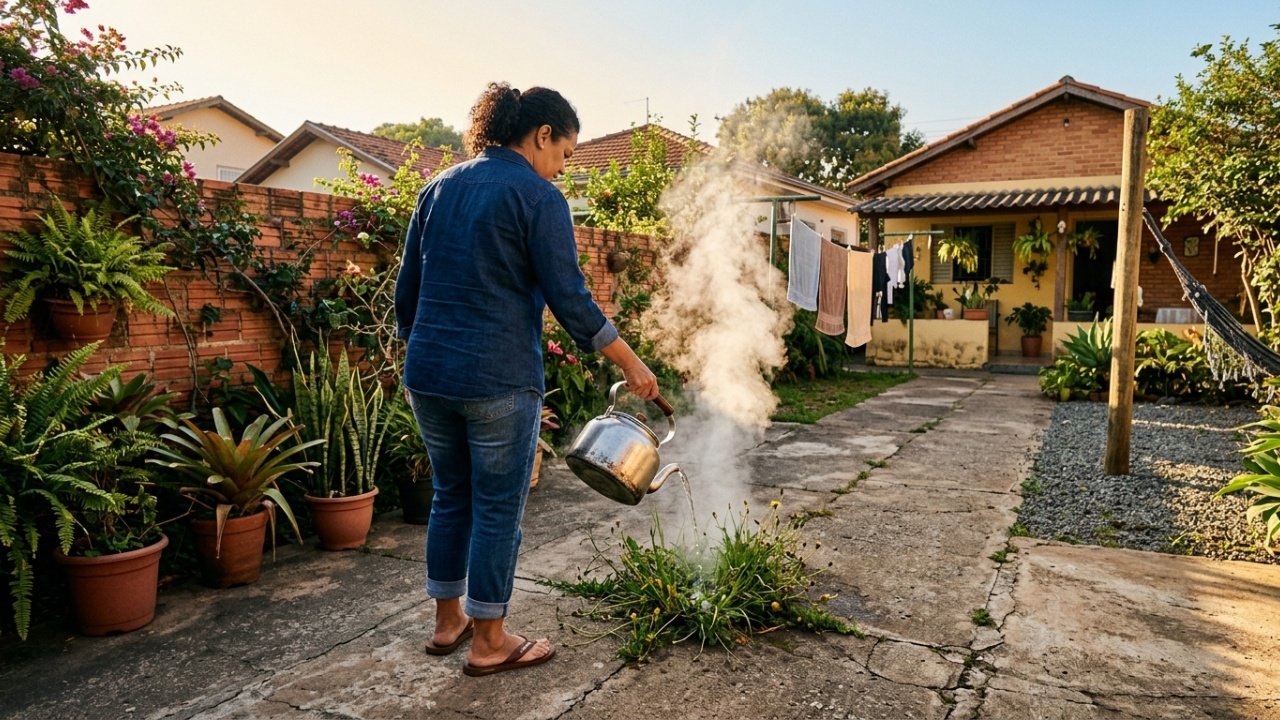 Como eliminar ervas daninhas sem produtos químicos