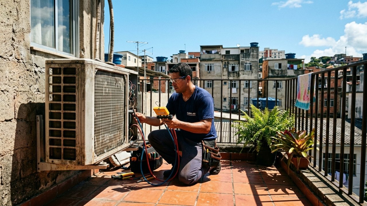 Quanto custa usar o ar-condicionado por 1 hora