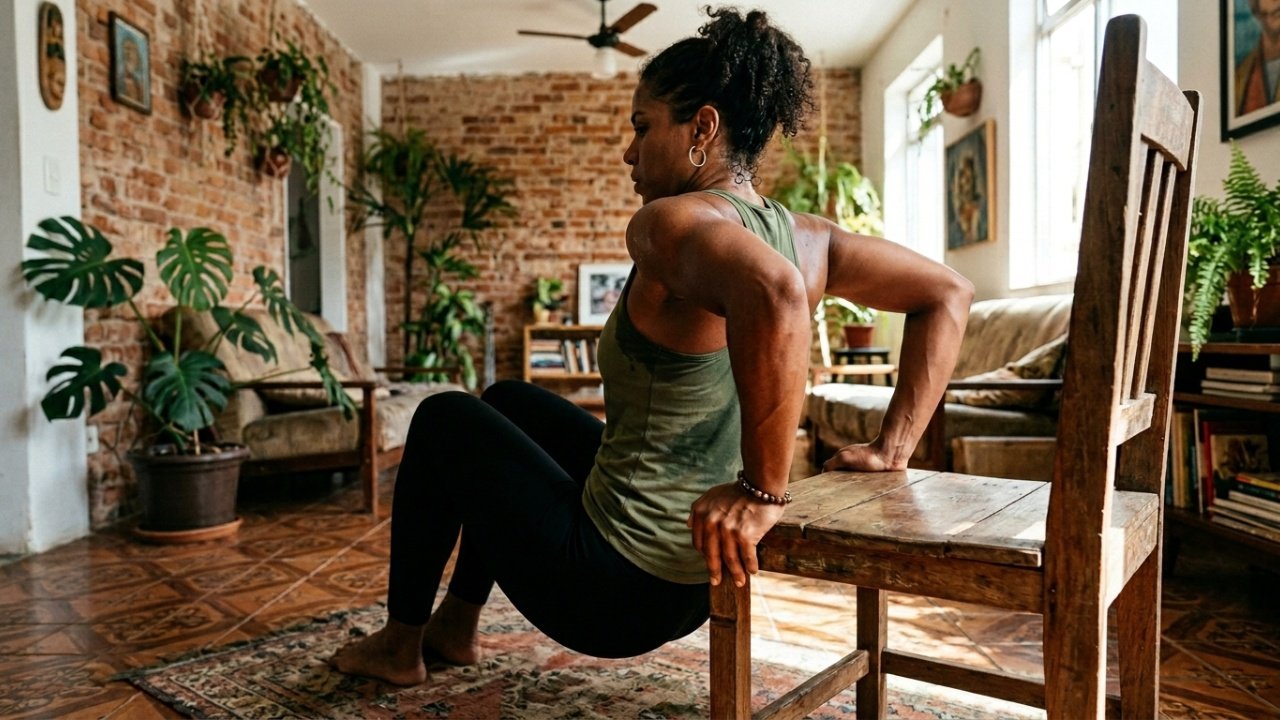 Construção de força muscular nos membros superiores