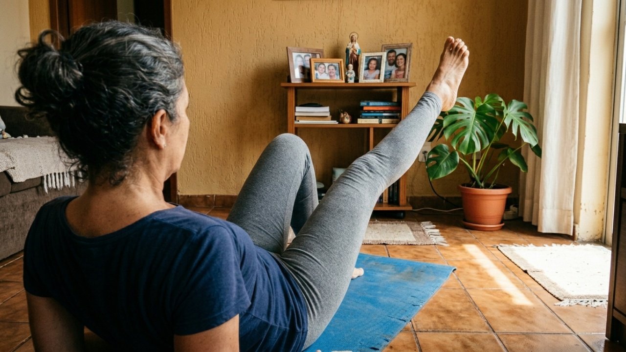 Exercício fácil que ajuda a aliviar dores