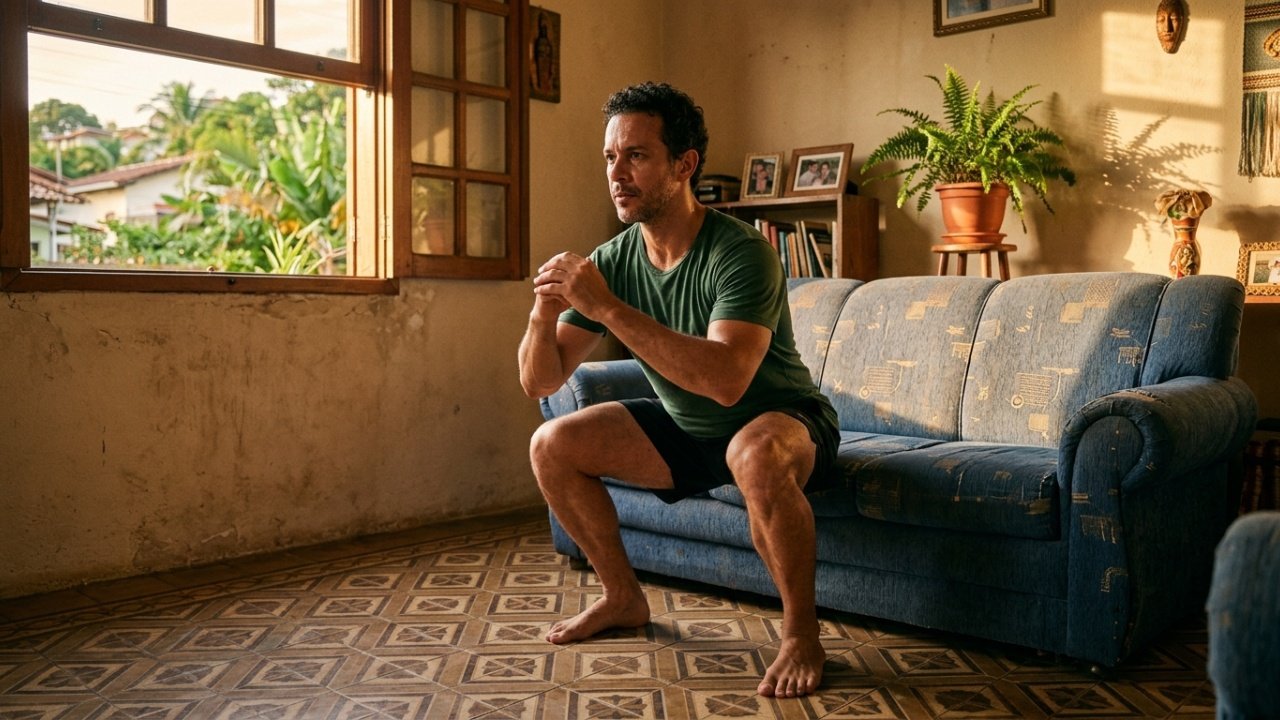 Treino funcional caseiro para iniciantes sedentários