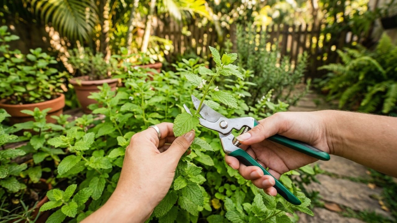 Cultivo de erva-cidreira para bem-estar e aromatização de ambientes