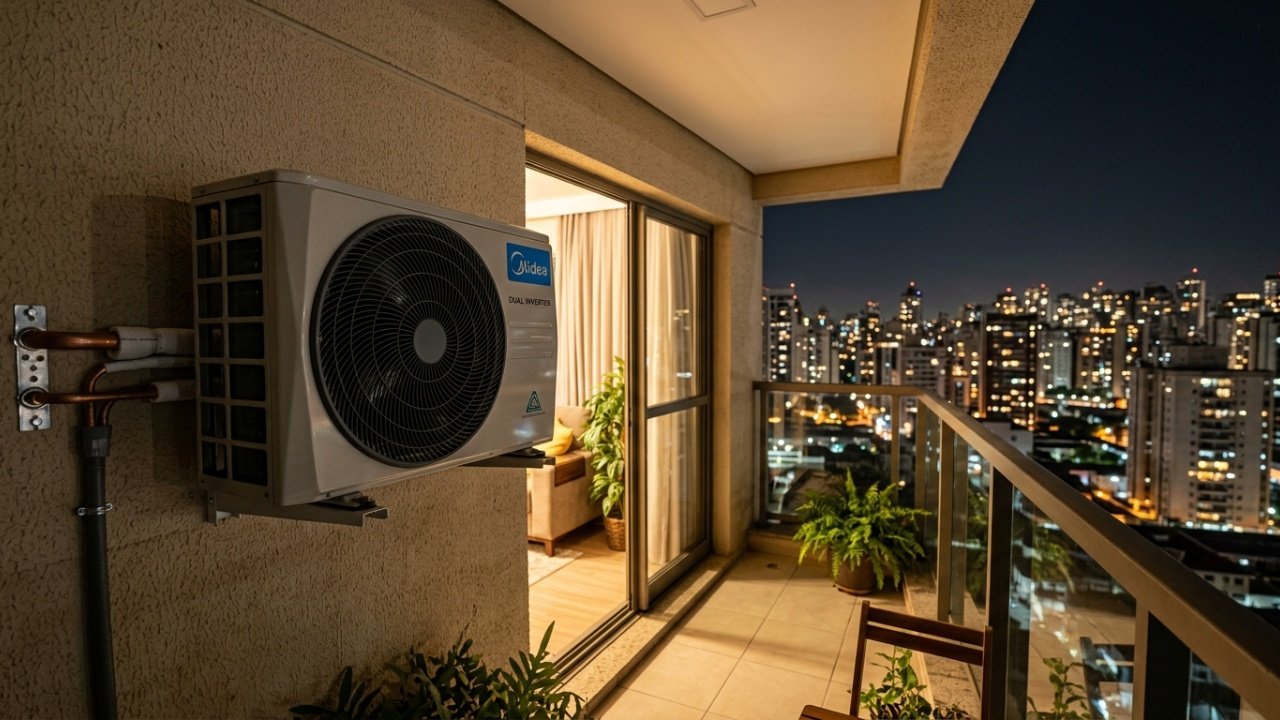 Modo noturno do ar-condicionado