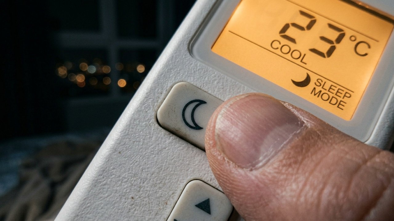 Modo noturno do ar-condicionado
