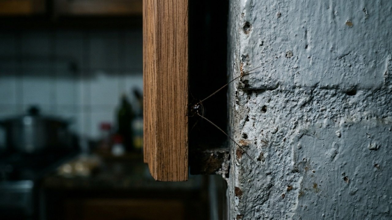 O que significa aparecer baratas na pia da cozinha à noite