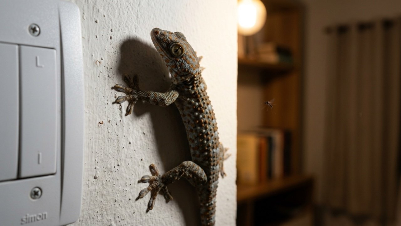 O que significa encontrar largatixas em casa