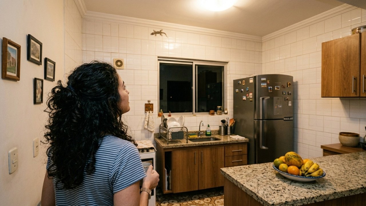 O que significa encontrar largatixas em casa