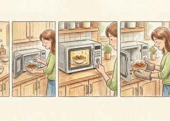 Usar o micro-ondas para quase tudo durante o dia