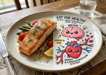 O que o salmão faz no cérebro e sistema cardiovascular