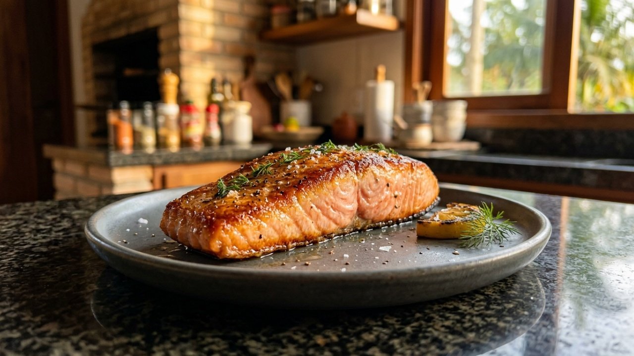 O que o salmão faz no cérebro e sistema cardiovascular