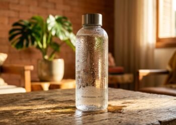 O que significa beber água em garrafa de vidro no dia a dia