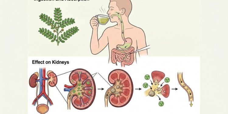 A erva conhecida por auxiliar o funcionamento dos rins