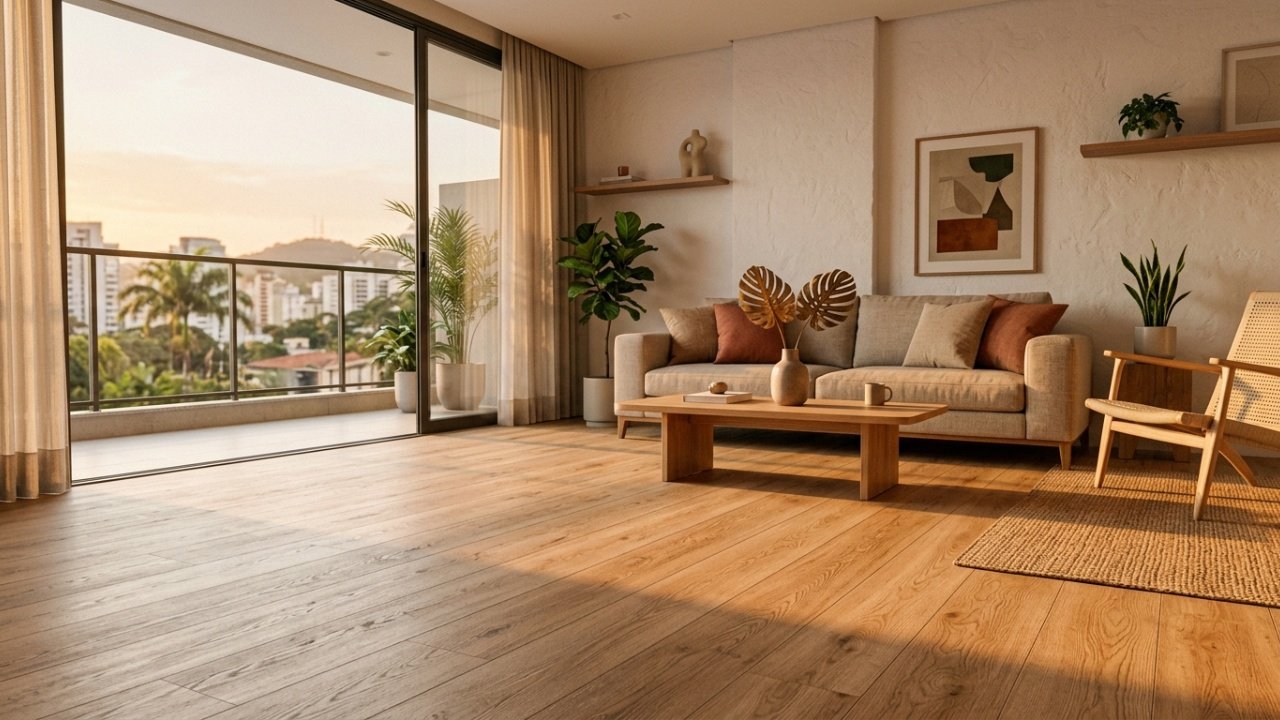 Pisos vinílicos e laminados como alternativas modernas