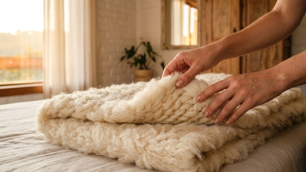 Guardar cobertores sem mofo e desgaste