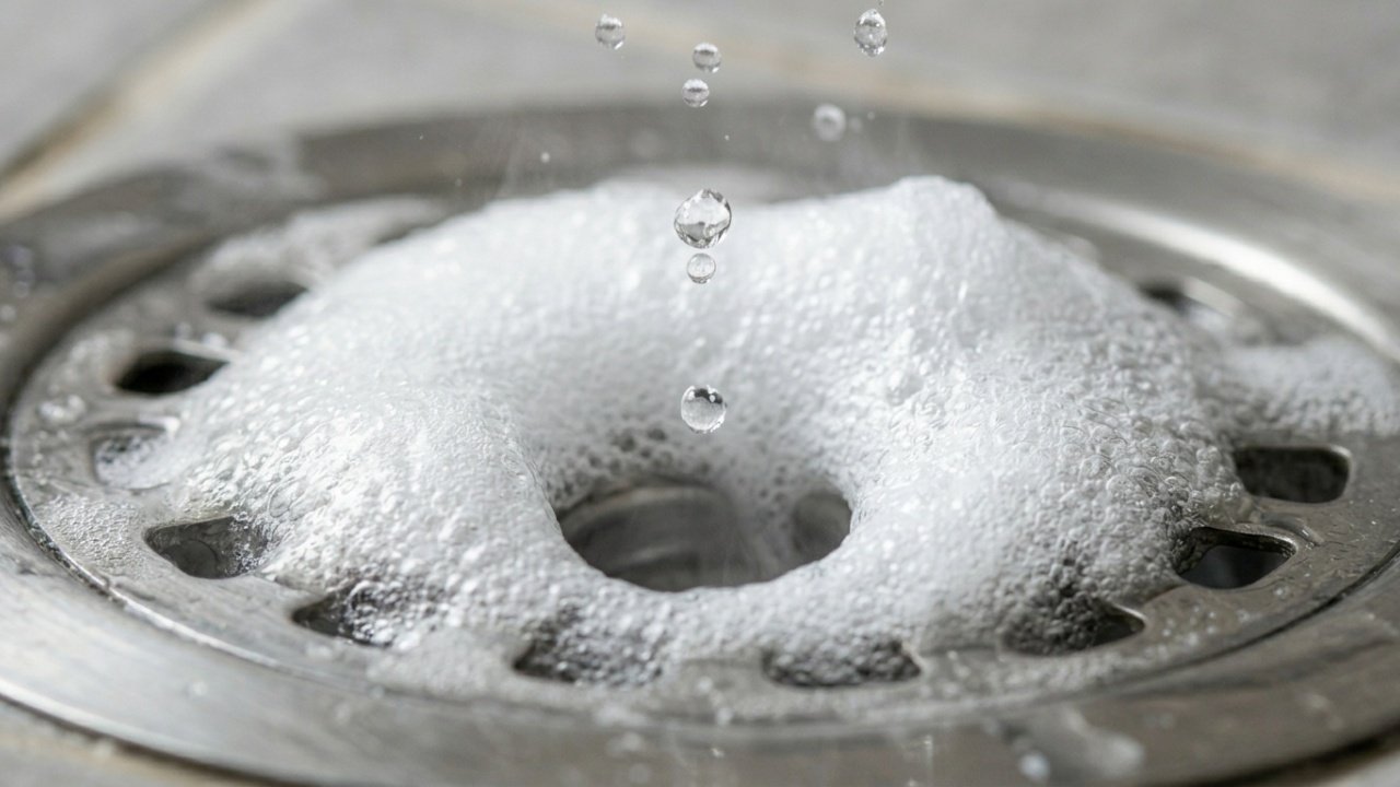 Bicarbonato no ralo evita entupimentos