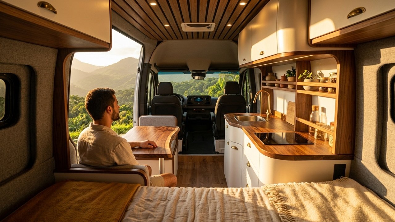 Quanto custa transformar van em casa móvel