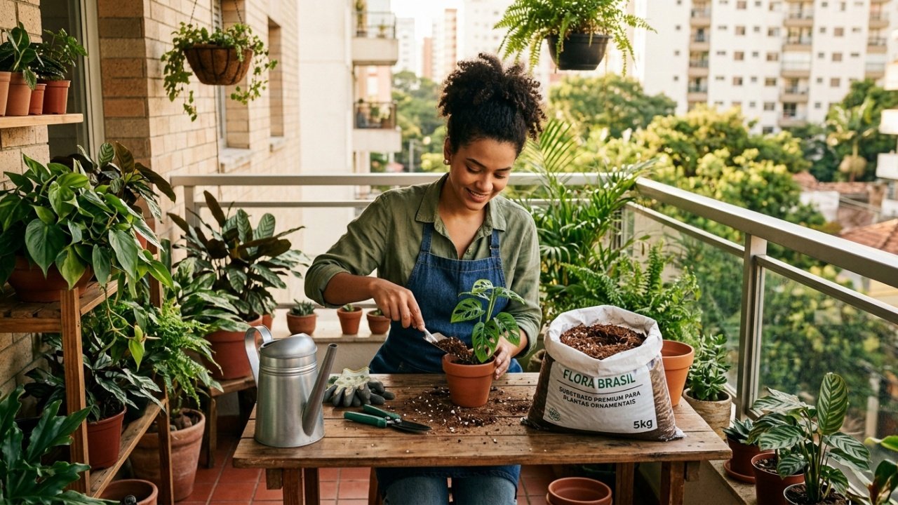 Qual a diferença entre terra vegetal e substrato?