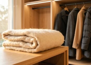 Guardar cobertores sem mofo e desgaste