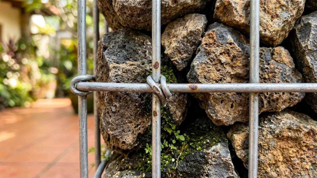 As razões estéticas, técnicas e sustentáveis para a adoção de muros de gabião em projetos residenciais contemporâneos