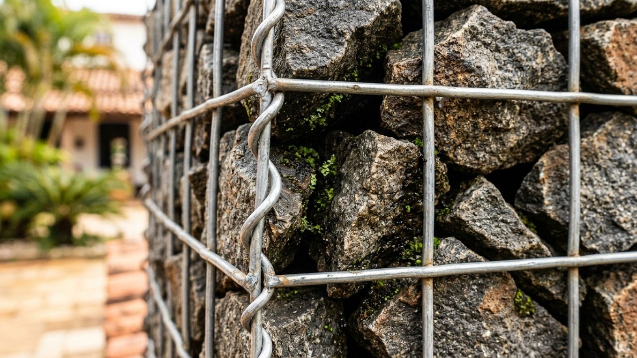 Os fatores estéticos, técnicos e sustentáveis que estão levando arquitetos a adotar muros de gabião em residências contemporâneas