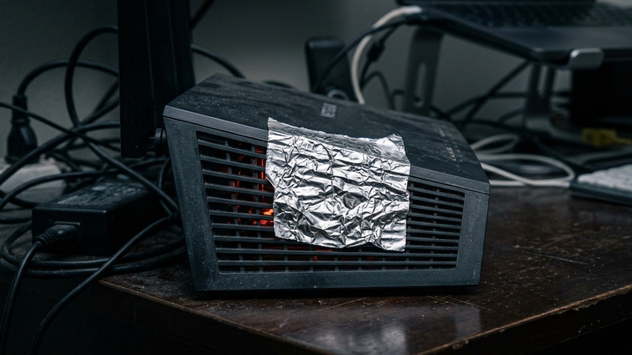 O princípio físico por trás do uso de papel alumínio no roteador para direcionar o sinal Wi-Fi.