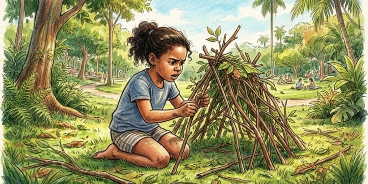 Com base em evidências científicas, como o brincar ao ar livre impacta positivamente a atenção e o raciocínio infantil.