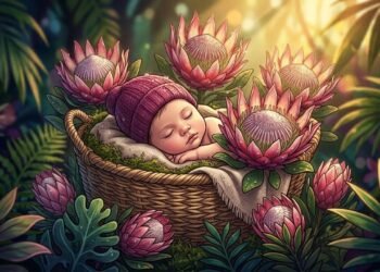 Opções de nomes femininos inspirados em plantas exóticas, destacando beleza, significado e originalidade para famílias que buscam algo único