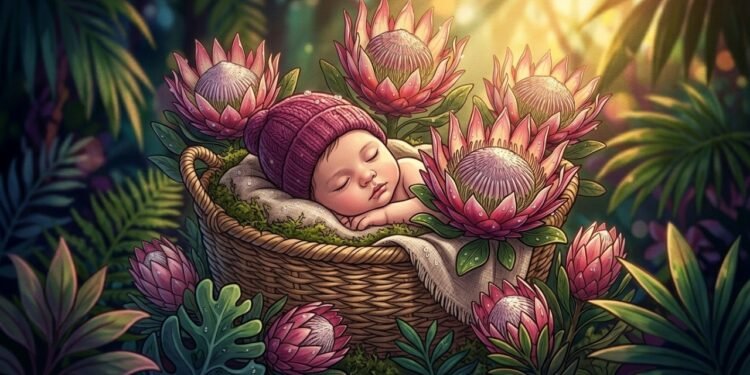 Opções de nomes femininos inspirados em plantas exóticas, destacando beleza, significado e originalidade para famílias que buscam algo único