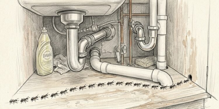 O significado prático das filas de formigas em casa, suas causas, riscos e soluções, orientando moradores a agir de forma eficaz.