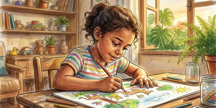 Evidências científicas sobre os benefícios do desenho para a memória e o aprendizado infantil