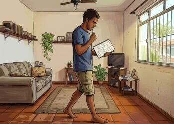 Andar de um lado para o outro pode ser um mecanismo de organização do raciocínio