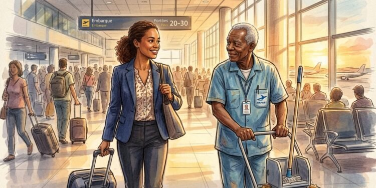 Os traços psicológicos e morais associados à gentileza direcionada a trabalhadores invisibilizados