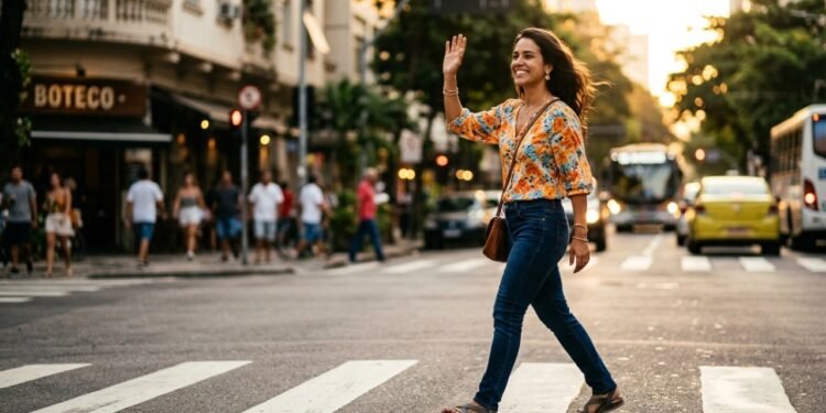 Um simples aceno ao atravessar a rua revela habilidades sociais avançadas