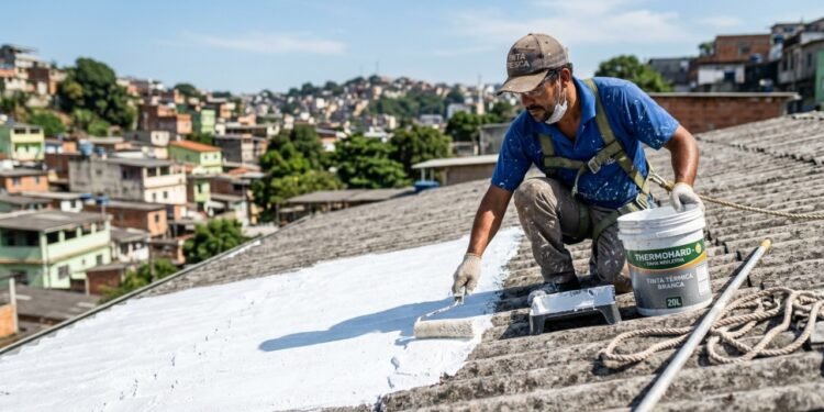 A ciência por trás dos telhados brancos, os ganhos reais de temperatura e economia de energia