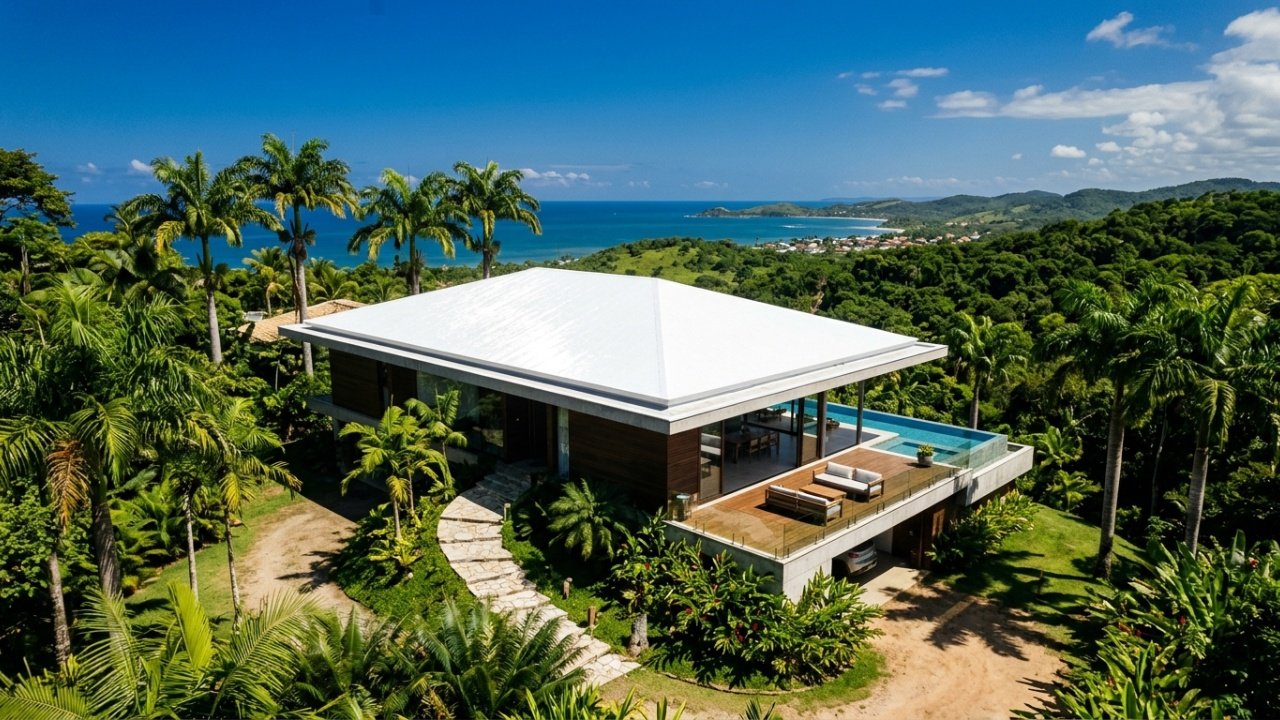 A ciência por trás dos telhados brancos, os ganhos reais de temperatura e economia de energia