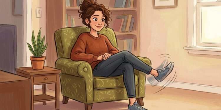 O balançar repetitivo das pernas é um mecanismo de autorregulação e não apenas um sinal de ansiedade