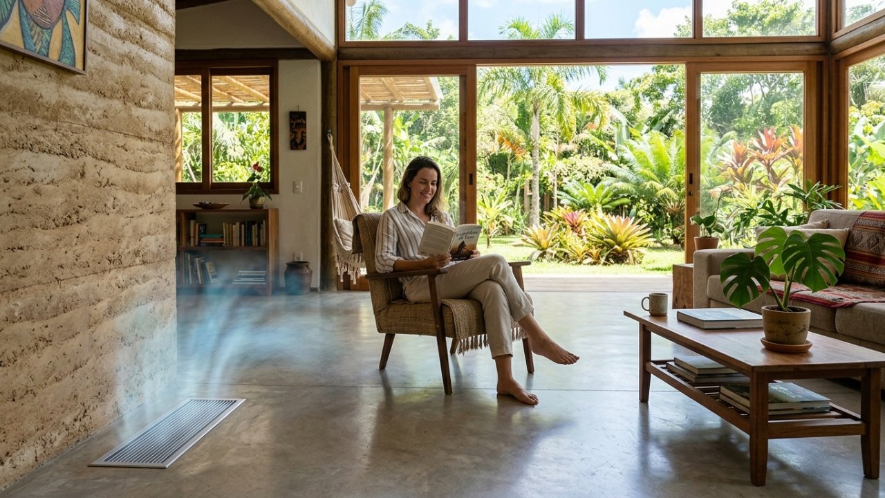 Como e por que engenheiros estão usando uma técnica com garrafas de vidro enterradas no quintal para reduzir o calor dentro de casa