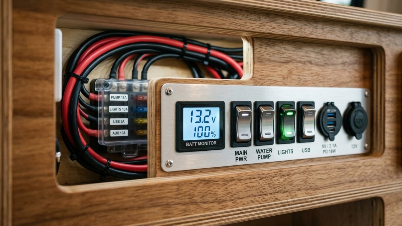 Detalhadamente o orçamento necessário e os equipamentos básicos para montar uma van de recreação