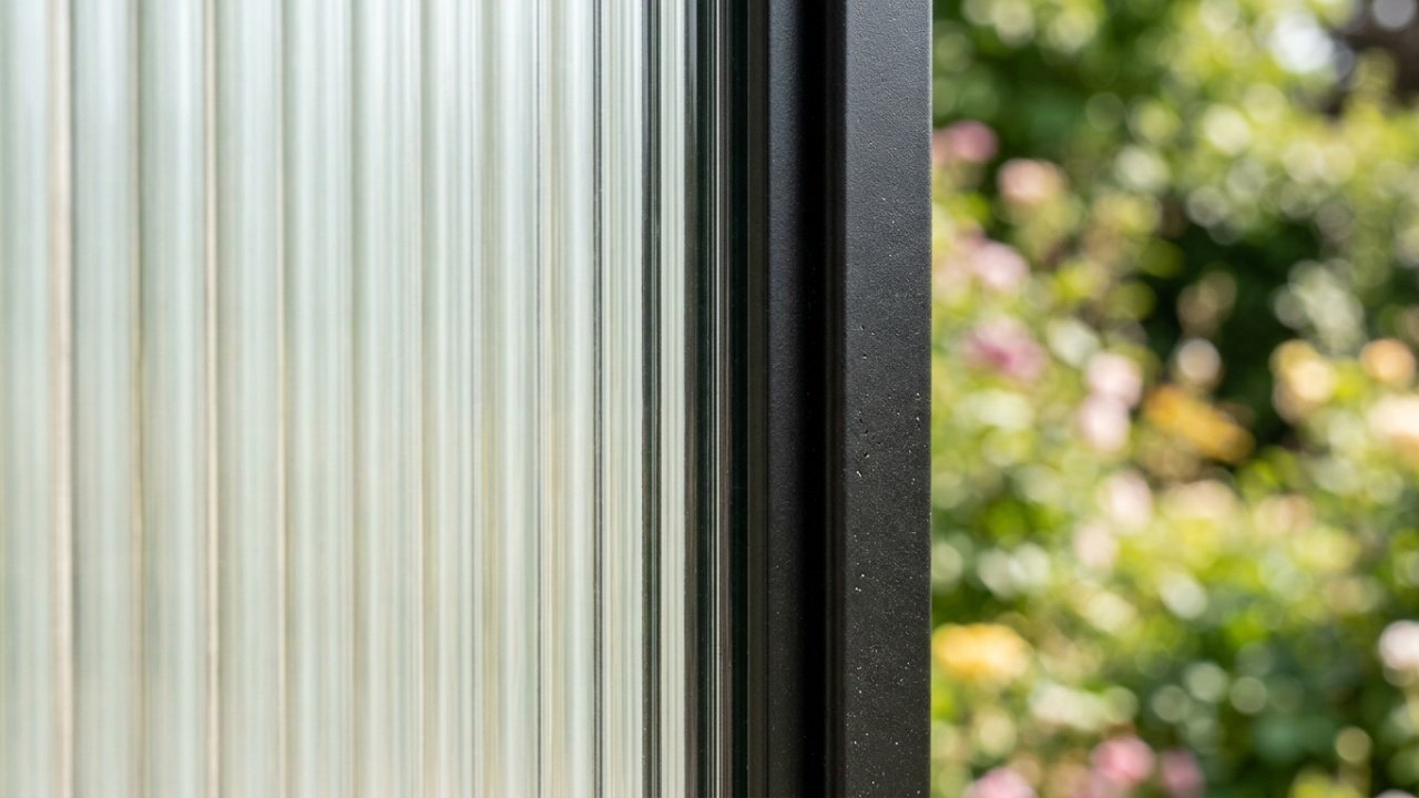 A tendência do uso de vidro canelado com estrutura metálica em fachadas