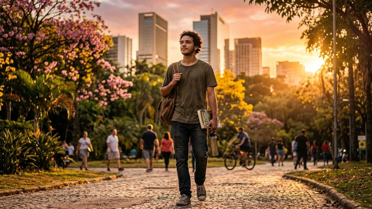 Como uma caminhada leve após o estudo favorece a consolidação da memória