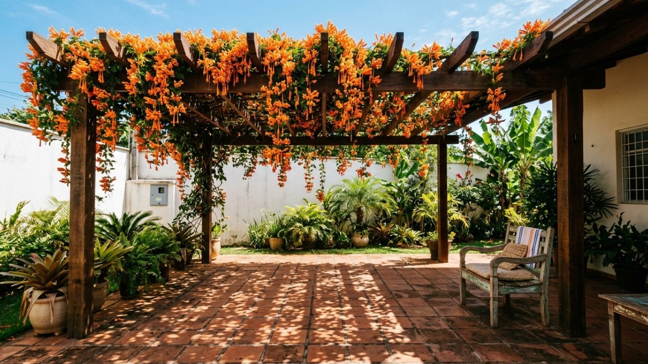 O cipó-de-são-joão como a trepadeira ideal para quem quer atrair beija-flores