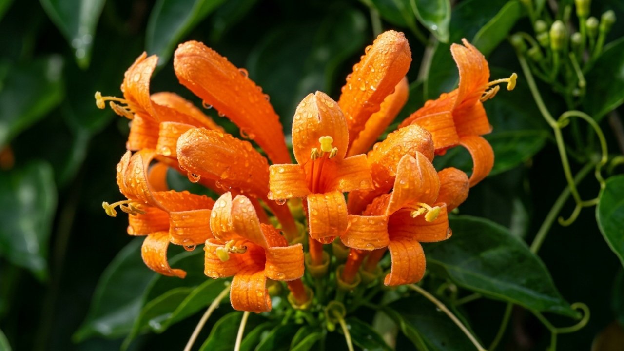 O cipó-de-são-joão como a trepadeira ideal para quem quer atrair beija-flores