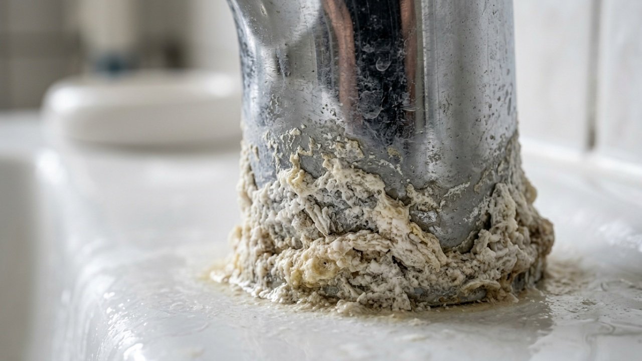 A remover de forma segura as duras manchas de calcário