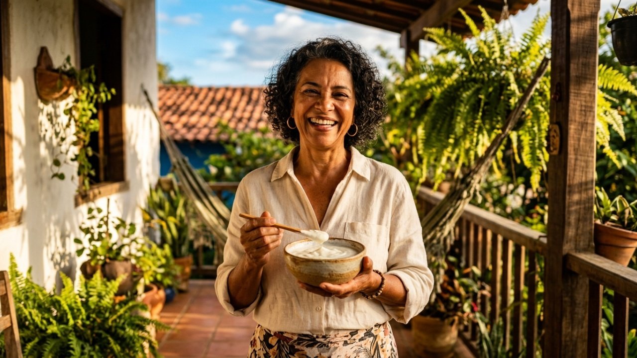 Benefícios do iogurte natural para a força óssea